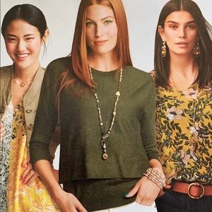 Cabi 2pc Twofer Pullover -spring 2019